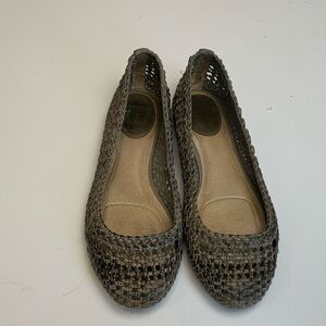 Frye Woven Flats, Brown